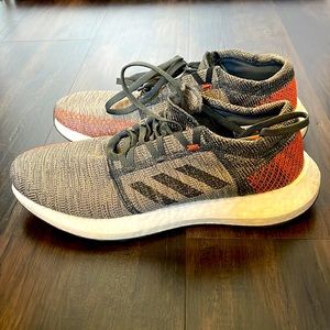 Adidas Pure Boost GO Mens Textile Lace Up Running Ivy Coral D97421